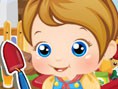 Baby Alice im Garten