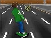 Ben 10 Highway Skateboarding