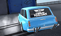 Drift-Rennen: Russischer Lada