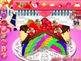 Regenbogen Clown Torte