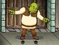 Shrek als Skater